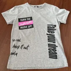ANAP GIRL Tシャツ グレー Sサイズ ロゴプリントのサムネイル