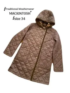 トラディショナルウェザーMACKINTOSHキルティングジャケット size34