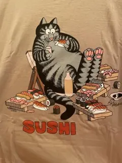 クリバンキャット スシ Tシャツ クレイジーシャツのサムネイル