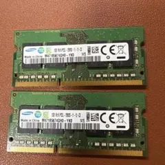 Samsung DDR3 4GB メモリ 2枚セット Samsung DDR3 4GB メモリ 2枚セット - メルカリ