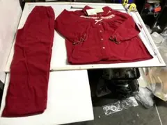 Associe フリース長袖、長ズボンパジャマ　M〜Lサイズ　新品　★5246B