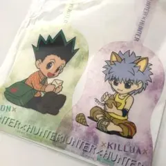 ハンターハンター ビジュアルメタル 6点セット 旧アニメ フジ版 ハンター×ハンター ビジュアルメタル 横顔 クラピカ 旧アニメ 旧