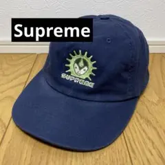 シュプリーム　Supreme エイリアン　ワンポイントロゴ　キャップ　ネイビー