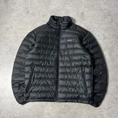 00's■patagonia パタゴニア【S】ダウンセーター ダークグリーン