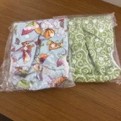 布おむつカバー　2枚セット　フリーサイズ