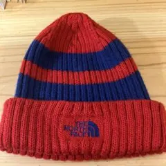 THE NORTH FACE ニット帽 赤青