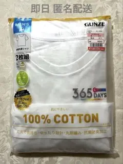 GUNZE グンゼ M 半袖丸首シャツ 2 枚組 綿100%《未開封未使用品》