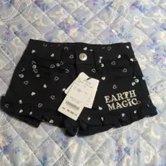 EARTH MAGIC ハート柄ショートパンツ 130cm