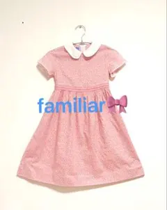 familiar ワンピース 130 リバティ調の小花柄
