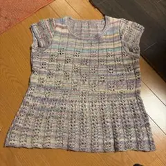 手編みのベスト