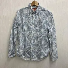 KRIFF MAYER ペイズリー柄 長袖シャツ ボタンダウンMのサムネイル
