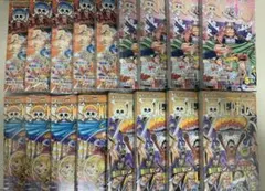 20冊【初版 シュリンク 、チラシ、帯付き】 ONEPIECE 106〜109巻