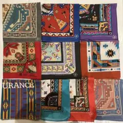 まとめ売り 10枚 vintage ビンテージ バンダナ USA ネイティブ柄