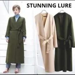 美品  スタニングルアー  フェイクレザー ロングコート トレンチコート カーキ 2025年最新】トレンチコート スタニングルアーの人気アイテム