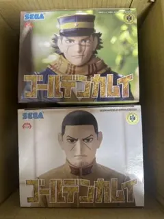ゴールデンカムイ ちょこのせ　プレミアムフィギュア　　月島軍曹　杉元佐一　セガ