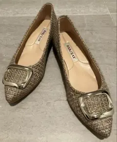 パンプス フラットシューズ