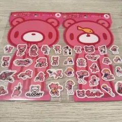 グルーミー フラットシール 2枚セット セリア 平成レトロ