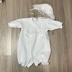 セレモニースーツ ホワイト 帽子付き