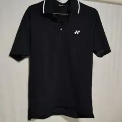 ヨネックス ポロシャツ 黒　黒　美品　М