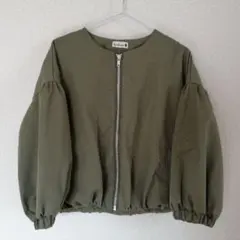 branshes ブランシェス ジャケット カーキ 120cm