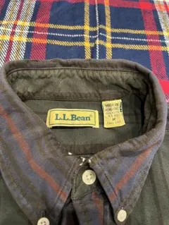 90s L.L.Bean エルエルビーン　 ストライプシャツ Mサイズ