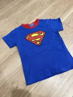 【一度のみ着用】スーパーマンTシャツ　サイズ95相当　アメコミ　綿100%