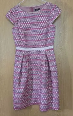 TOCCA ひざ丈ワンピース ピンク系 サイズ0