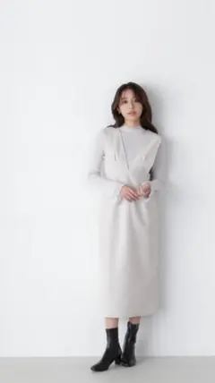 NATURAL BEAUTY BASIC ◇Ｖネックジャンスカ