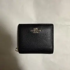 COACH 二つ折り財布 ブラックのサムネイル