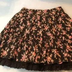 花柄スカート