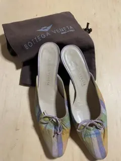 BOTTEGA VENETA チェック柄 ミュール 35のサムネイル