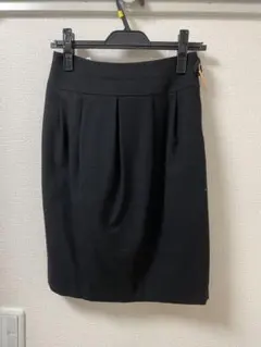 【ef-de】エフデ：バックリボン　ウール　スカート