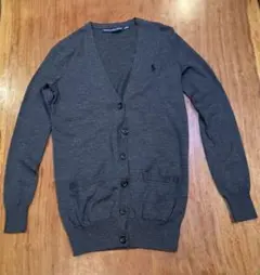 Ralph Lauren Sport メリノウール カーディガン チャコルグレー