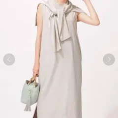 新品 NANO universe マルチウェイカットワンピース クルーネック