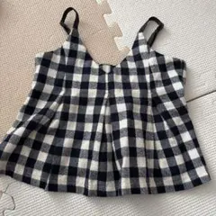 branshes チェック柄 ノースリーブタンクトップ 100cm