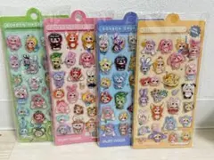 水入り ボンボンドロップシール ぷっくり 立体シール 4杖