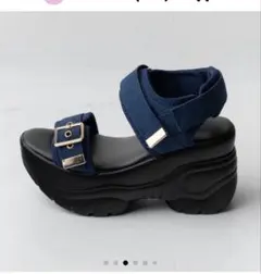 attagirl 厚底スポーツサンダル デニム Mサイズのサムネイル