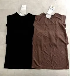 ✓新品 110cm フリル ワンピース 双子コーデ まとめ 女の子 セット