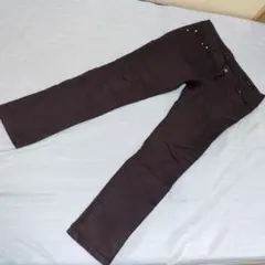 エゴイスト　茶色　デニム　綿パンツ　26 レディースのサムネイル