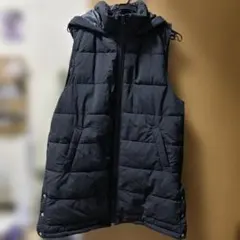 美品しまむらロングベストブラック