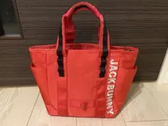 Jack Bunny ラウンドトートバッグ レッドのサムネイル
