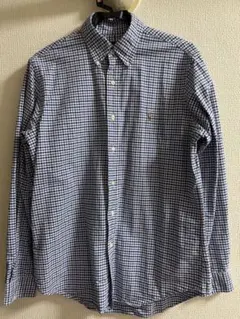 ラルフローレン BDシャツ チェックシャツ ポニー刺繍 長袖 M