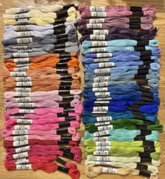 コスモ COSMO等 刺繍糸 セット 62本