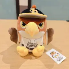 ソフトバンクホークス タカ ぬいぐるみ 3等 帽子 キャップ