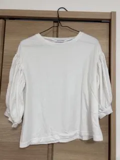 パフスリーブ ホワイト Tシャツ