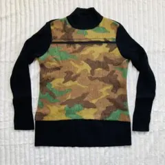 intellection アルパカニット　サイズ40 カモフラ