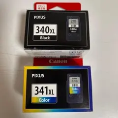 Canon PIXUS 341XL/340XL インクカートリッジセット純正品 - メルカリ