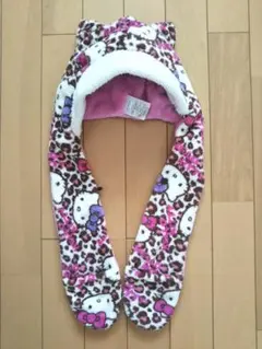 [値下げ] 多機能！キティちゃん柄 帽子