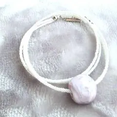 トンボ玉ビーズブレスレット