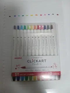 ZEBRA CLICKART 12色セット ノック式水性カラーペンのサムネイル